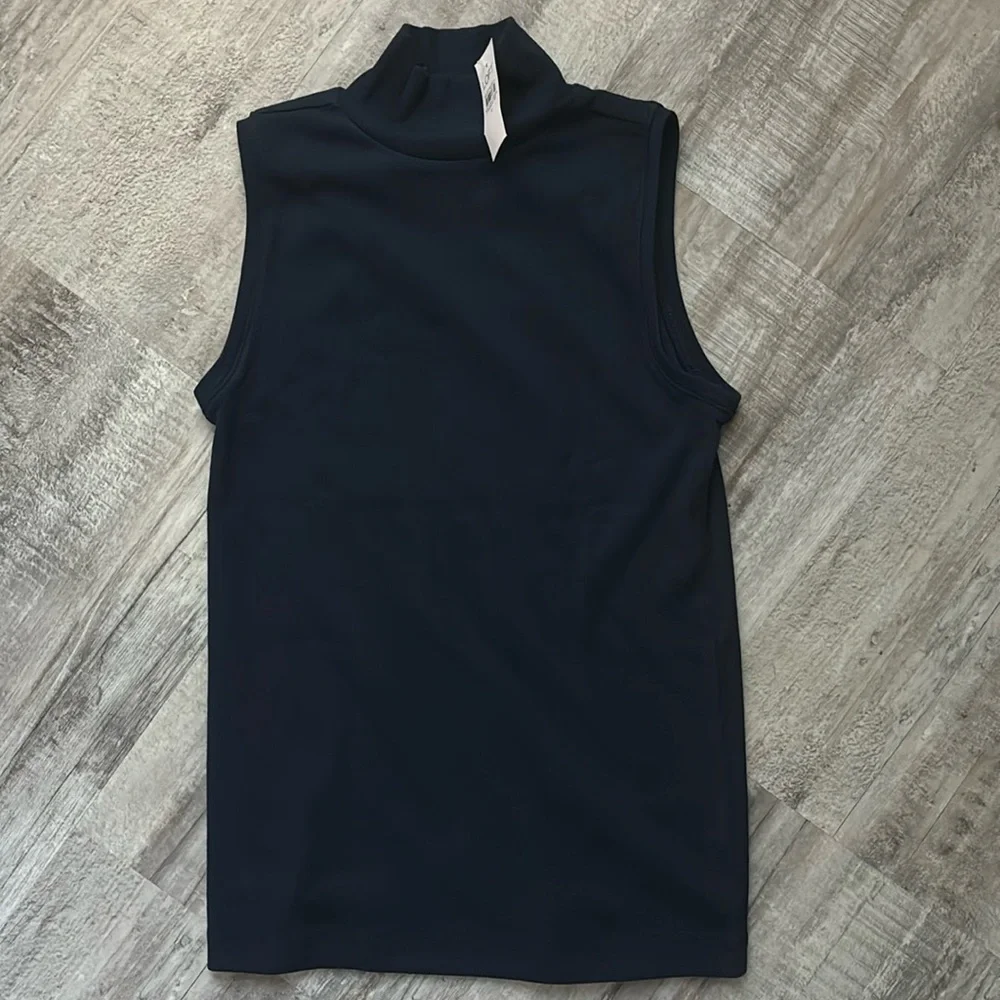 Loft Sleeveless Mock Neck Top - Picture 2 of 5
